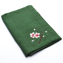 刺繍茶巾
