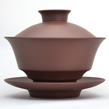 紫砂蓋碗（濃茶）