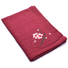刺繍茶巾