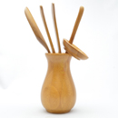 六君子茶道具・竹製花瓶
